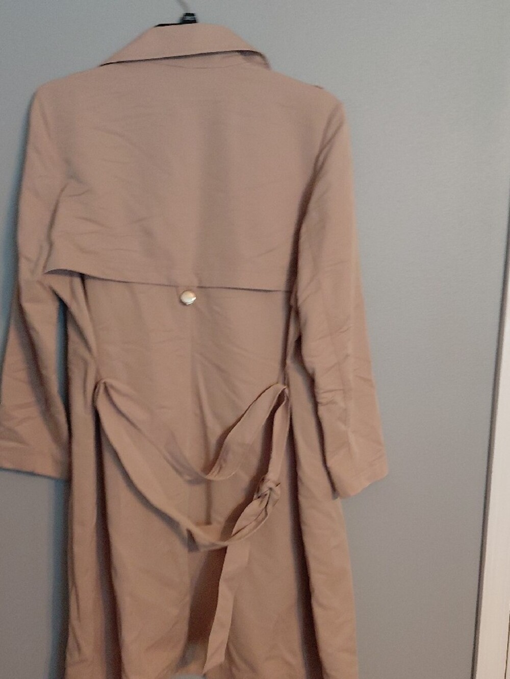 Worthington Beige Trench Coat - Picture 2 of 3
